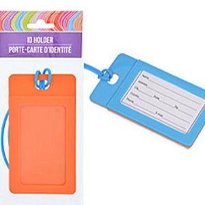NWT! Double Sided Silicone Luggage/ID Tag